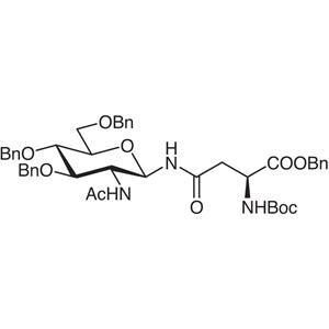 TCI A1685-100MG 219968-28-2 Nomega-(2-Acetamido-3,4,6-tri-O-benzyl-2-deoxy-beta-D-glucopyranosyl)-Nalpha-(tert-butoxycarbonyl)-L-asparagine Benzyl Ester