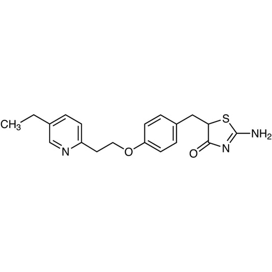 TCI A2567 105355-26-8 2-Amino-5-[4-[2-(5-ethyl-2-pyridyl)ethoxy]benzyl]thiazol-4(5H)-one