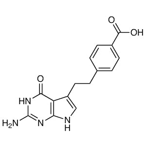TCI A2618 137281-39-1 4-[2-(2-Amino-4,7-dihydro-4-oxo-3H-pyrrolo[2,3-d]pyrimidin-5-yl)ethyl]benzoic Acid