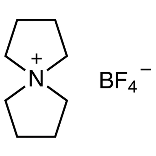 TCI A3103 129211-47-8 5-Azoniaspiro[4.4]nonane Tetrafluoroborate — struktur kimia