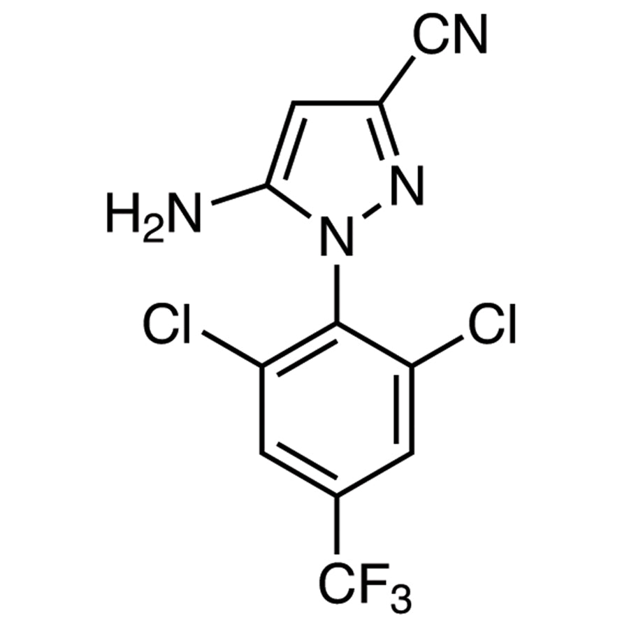 TCI A3230 120068-79-3 5-Amino-1-[2,6-dichloro-4-(trifluoromethyl)phenyl]-1H-pyrazole-3-carbonitrile