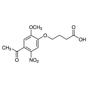 TCI A3678-1G 188891-18-1 4-(4-Acetyl-2-methoxy-5-nitrophenoxy)butanoic Acid