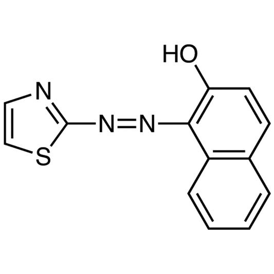 TCI A5003 1147-56-4 TAN [=1-(2-Thiazolylazo)-2-naphthol] [Spectrophotometric reagent for transition metals] — struktur kimia