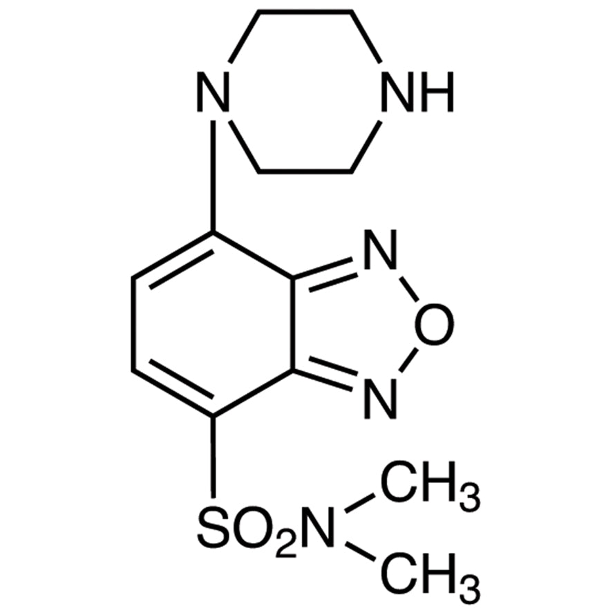 TCI A5555-100MG 139332-64-2 DBD-PZ [=4-(N,N-Dimetilaminosulfonil)-7-piperazino-2,1,3-benzoksadiazol] [untuk Penandaan HPLC]