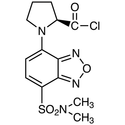 TCI A5564-100MG 150993-63-8 (S)-(-)-DBD-Pro-COCl [=(S)-(-)-4-(N,N-Dimethylaminosulfonyl)-7-(2-chloroformylpyrrolidin-1-yl)-2,1,3-benzoxadiazole] [HPLC Labeling Reagent for e.e. Determination]