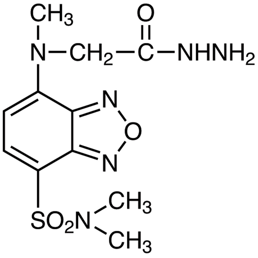 TCI A5571 179951-63-4 DBD-CO-Hz [=4-(N,N-Dimethylaminosulfonyl)-7-(N-hydrazinocarbonylmethyl-N-methyl)amino-2,1,3-benzoxadiazole] [for HPLC Labeling]