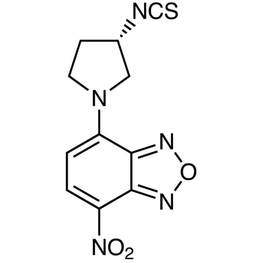 TCI A5578-100MG 163927-30-8 (S)-(+)-NBD-Py-NCS [=(S)-(+)-4-(3-Isothiocyanatopyrrolidin-1-yl)-7-nitro-2,1,3-benzoxadiazole] [HPLC Labeling Reagent for e.e. Determination]
