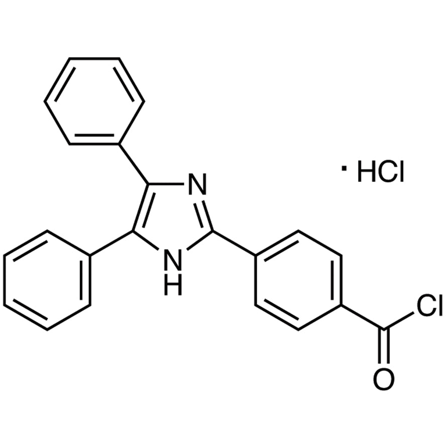 TCI A5579-100MG 2705189-79-1 4-(4,5-Difenil-1H-imidazol-2-il)benzoil Klorida Hidroklorida [untuk Penandaan HPLC]