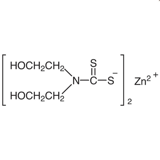 TCI B0492 19163-92-9 Bis(2-hydroxyethyl)dithiocarbamic Acid Zinc(II) Salt