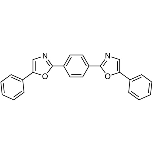 TCI B0509 1806-34-4 1,4-Bis[2-(5-phenyloxazolyl)]benzene [for scintillation spectrometry]