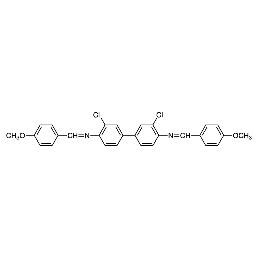 TCI B0878 3540-78-1 3,3'-Dichloro-N,N'-bis(4-methoxybenzylidene)benzidine
