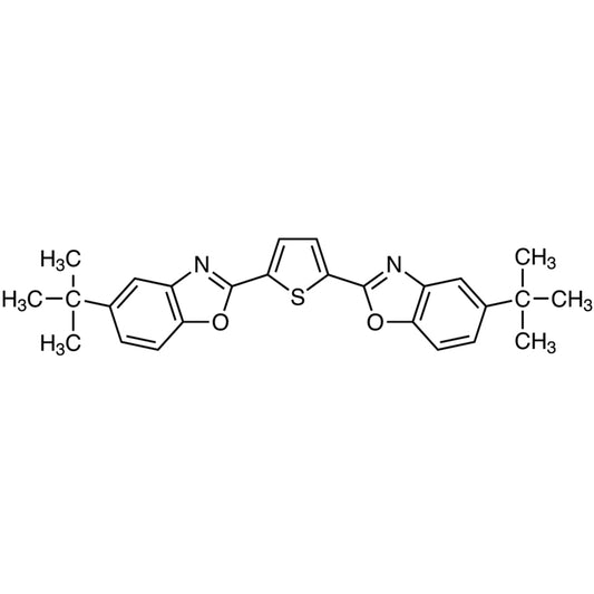 TCI B1554 7128-64-5 2,5-Bis(5-tert-butyl-2-benzoxazolyl)thiophene