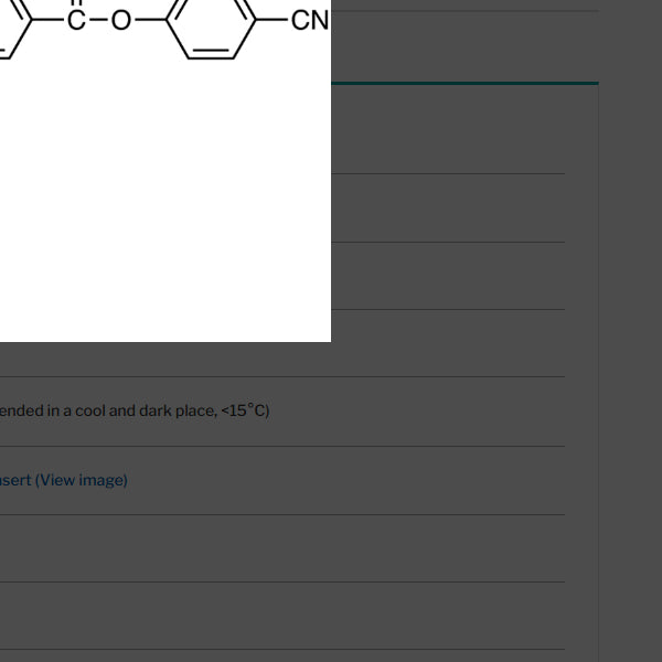 TCI B1586-1G 114482-57-4 4-Cyanophenyl 4-(3-Butenyloxy)benzoate