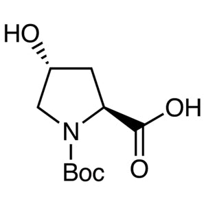 13726-69-7 trans-N-(tert-Butoxycarbonyl)-4-hydroxy-L-proline - AMI Scientific
