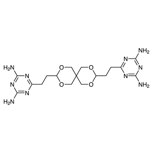TCI B1724-25G 22535-90-6 3,9-Bis[2-(3,5-diamino-2,4,6-triazaphenyl)ethyl]-2,4,8,10-tetraoxaspiro[5.5]undecane