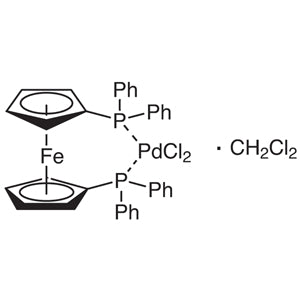 TCI B2064 95464-05-4 [1,1'-Bis(difenilfosfino)ferosen]paladium(II) Diklorida Adduk Diklorometana