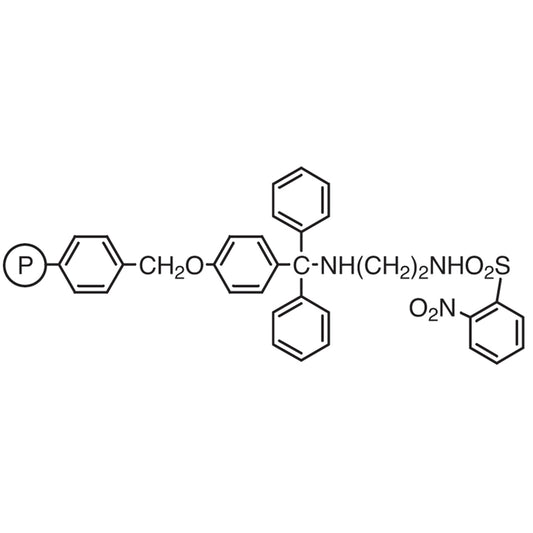 TCI B2370 N-(4-Benzyloxytrityl)-N'-(2-nitrobenzenesulfonyl)-1,2-diaminoethane Resin cross-linked with 1% DVB (200-400mesh) (0.9-1.1mmol/g)