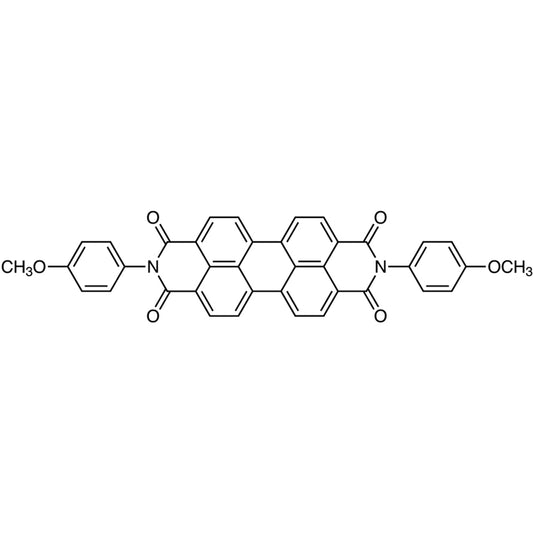 TCI B2892 6424-77-7 N,N'-Bis(4-methoxyphenyl)-3,4,9,10-perylenetetracarboxylic Diimide