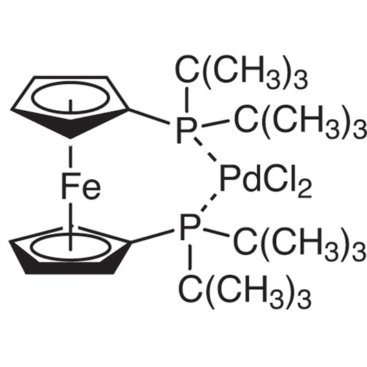 TCI B3160 95408-45-0 [1,1'-Bis(di-tert-butylphosphino)ferrocene]palladium(II) Dichloride