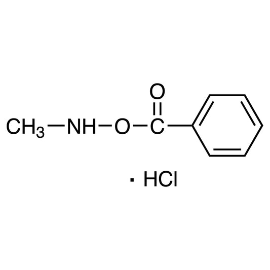 TCI B3239 27130-46-7 O-Benzoyl-N-methylhydroxylamine Hydrochloride — struktur kimia