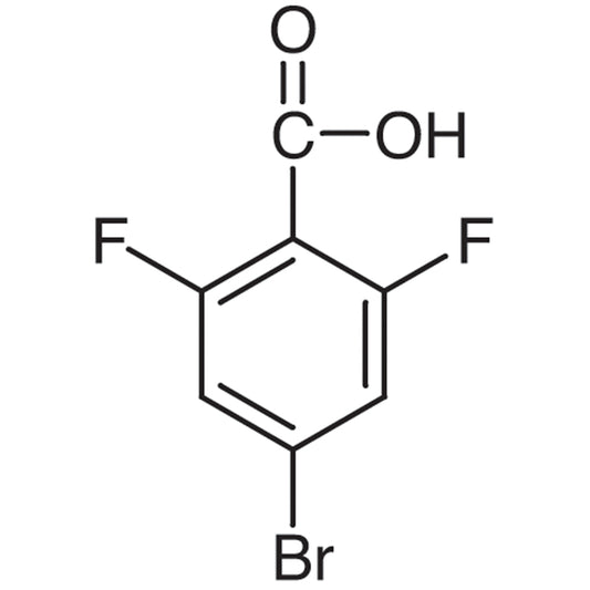 TCI B3447 183065-68-1 4-Bromo-2,6-difluorobenzoic Acid — struktur kimia