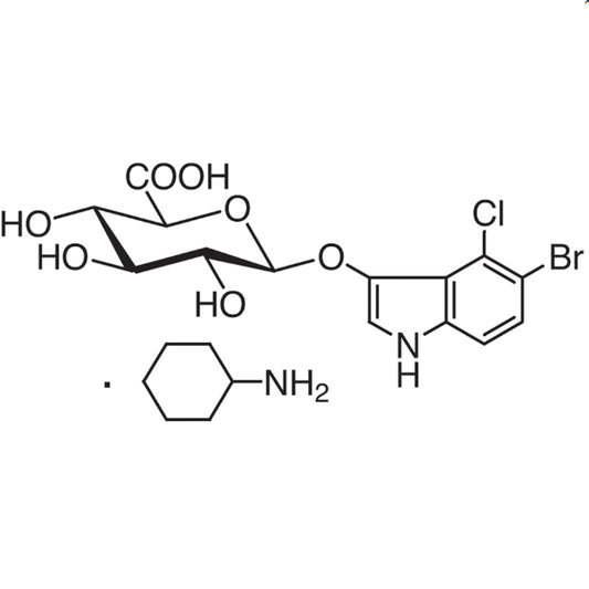 TCI B3620 114162-64-0 5-Bromo-4-chloro-3-indolyl beta-D-Glucuronide Cyclohexylammonium Salt [untuk Penelitian Biokimia]