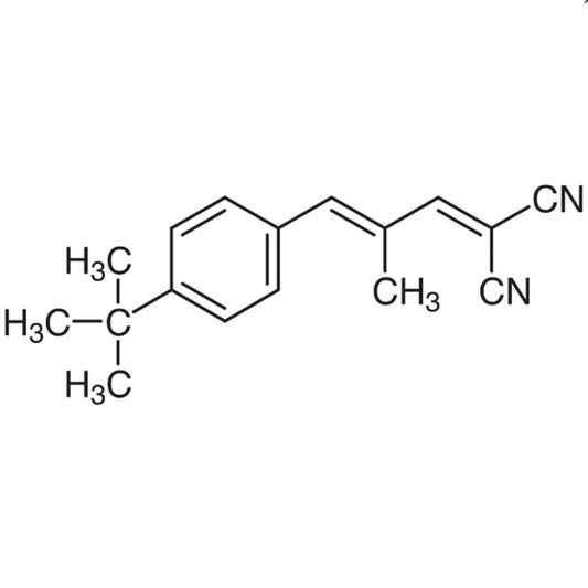 TCI B3635 300364-84-5 trans-2-[3-(4-ters-Butilfenil)-2-metil-2-propenilidena]malononitril