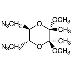 TCI B3694-100MG 1585236-34-5 (2S,3S,5R,6R)-5,6-Bis(azidometil)-2,3-dimetoksi-2,3-dimetil-1,4-dioksana