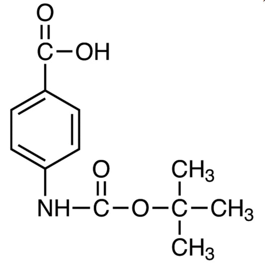 TCI B3898 66493-39-8 Asam 4-(tert-Butoksikarbonilamino)benzoat