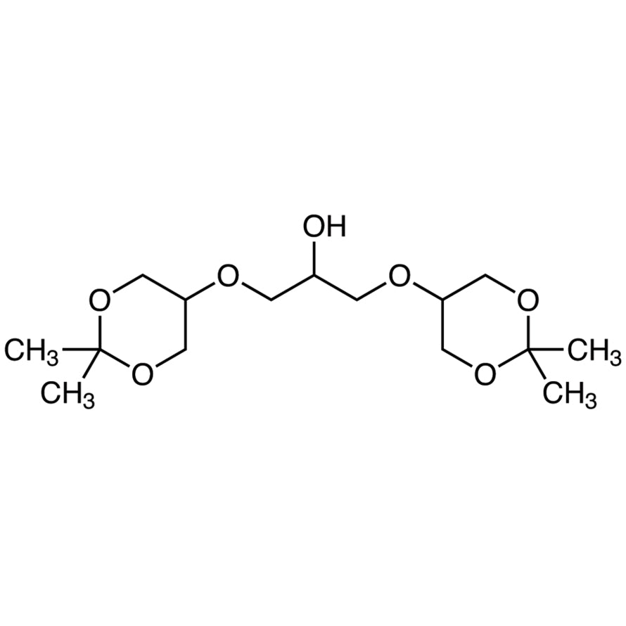 TCI B3905-100MG 847682-00-2 1,3-Bis[(2,2-dimethyl-1,3-dioxan-5-yl)oxy]-2-propanol