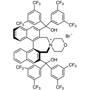 TCI B3970-50MG 1197922-04-5 (11bS)-2,6-Bis[bis[3,5-bis(trifluoromethyl)phenyl]hydroxymethyl]-3,5-dihydrospiro[4H-dinaft[2,1-c:1',2'-e]azepine-4,4'-morfolinium] Bromida