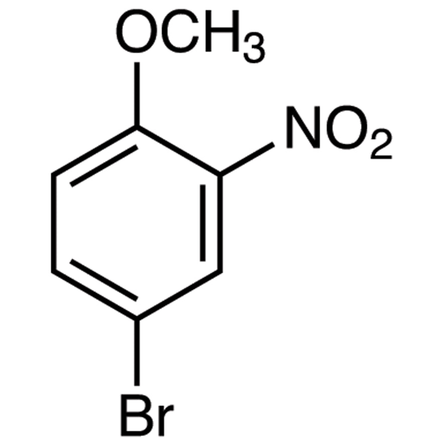 TCI B4010 33696-00-3 4-Bromo-2-nitroanisole — struktur kimia