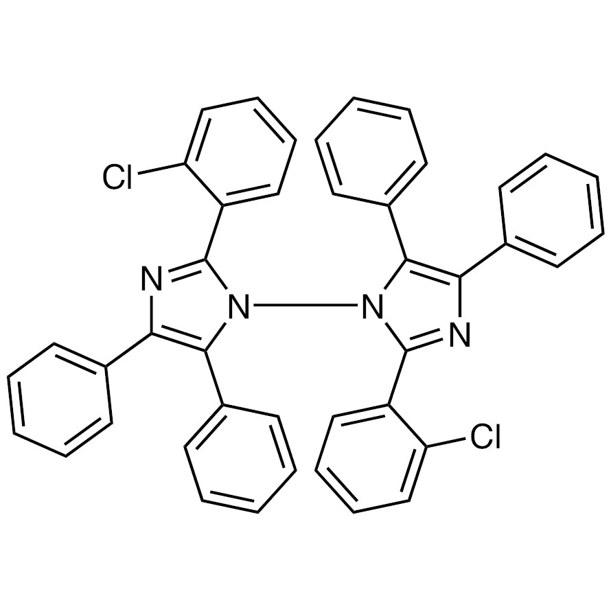 TCI B4032 1707-68-2 2,2'-Bis(2-chlorophenyl)-4,4',5,5'-tetraphenyl-1,1'-biimidazole