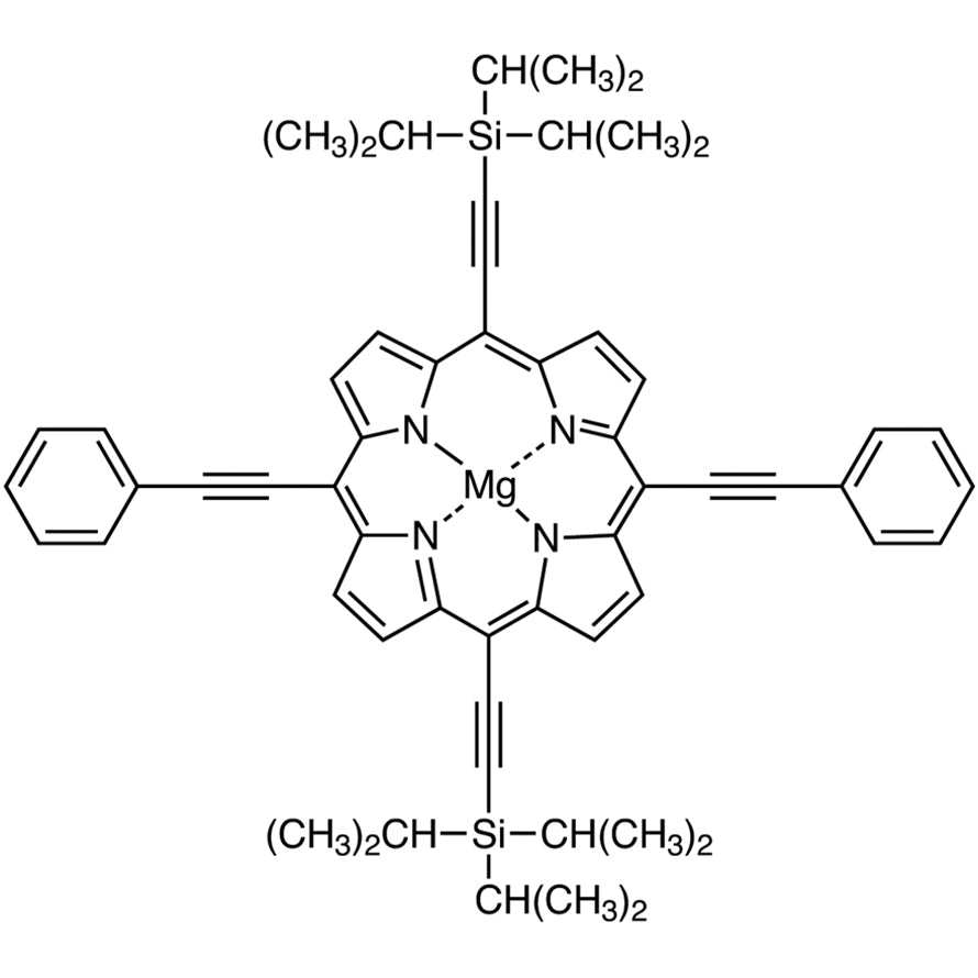 1397288-30-0 [5,15-Bis(phenylethynyl)-10,20-bis[(triisopropylsilyl)ethynyl]porphyrinato]magnesium(II) - AMI Scientific