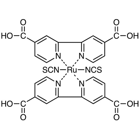 TCI B4372-200MG 141460-19-7 Bis(isothiocyanato)bis(2,2'-bipiridil-4,4'-dikarboksilato)rutenium(II)