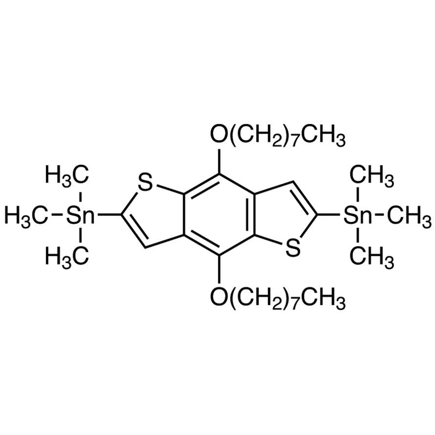 TCI B4378-200MG 1098102-95-4 4,8-Bis(n-octyloxy)-2,6-bis(trimethylstannyl)benzo[1,2-b:4,5-b']ditiofen