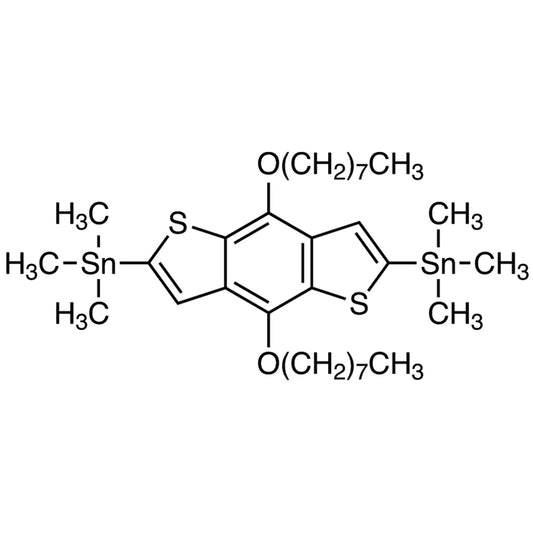 TCI B4378-200MG 1098102-95-4 4,8-Bis(n-octyloxy)-2,6-bis(trimethylstannyl)benzo[1,2-b:4,5-b']ditiofen