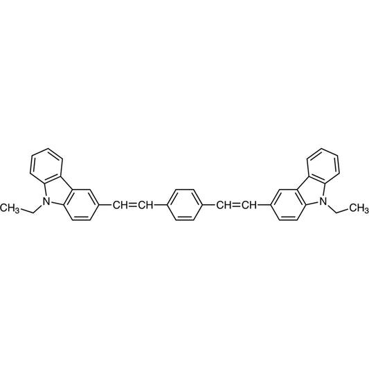 62608-15-5 1,4-Bis[2-(9-ethylcarbazol-3-yl)vinyl]benzene - AMI Scientific