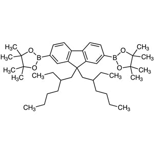 TCI B4892 357219-41-1 9,9-Bis(2-ethylhexyl)-2,7-bis(4,4,5,5-tetramethyl-1,3,2-dioxaborolan-2-yl)fluorene