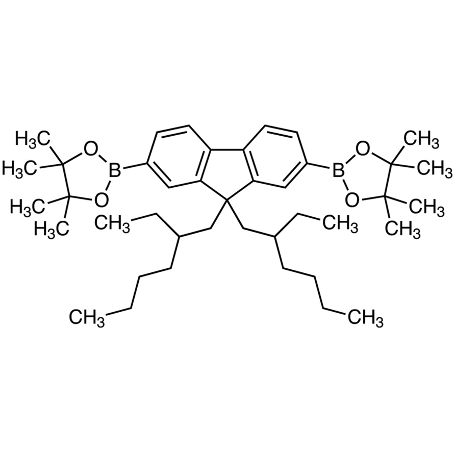 TCI B4892 357219-41-1 9,9-Bis(2-ethylhexyl)-2,7-bis(4,4,5,5-tetramethyl-1,3,2-dioxaborolan-2-yl)fluorene