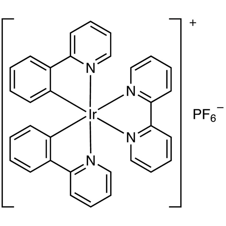 TCI B4893 106294-60-4 (2,2'-Bipyridine)bis(2-phenylpyridinato)iridium(III) Hexafluorophosphate