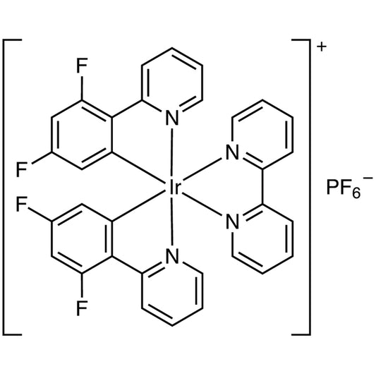 TCI B4944 864163-80-4 (2,2'-Bipyridine)bis[2-(2,4-difluorophenyl)pyridine]iridium(III) Hexafluorophosphate