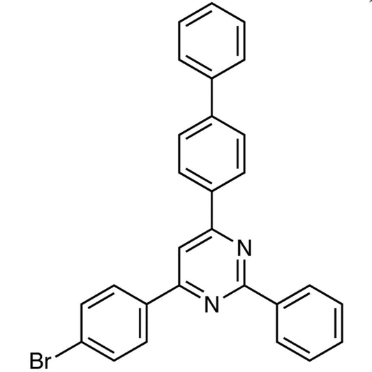 TCI B4953 1421599-34-9 4-(Biphenyl-4-yl)-6-(4-bromophenyl)-2-phenylpyrimidine
