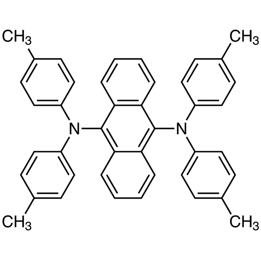 TCI B4966 177799-16-5 9,10-Bis[N,N-di(p-tolyl)amino]anthracene