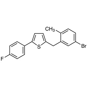 TCI B5335 1030825-20-7 2-(5-Bromo-2-methylbenzyl)-5-(4-fluorophenyl)thiophene