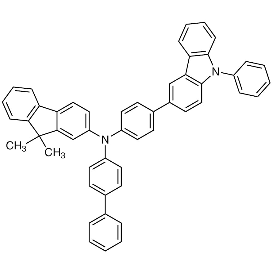 1242056-42-3 N-[[1,1'-Biphenyl]-4-yl]-9,9-dimethyl-N-[4-(9-phenyl-9H-carbazol-3-yl)phenyl]-9H-fluoren-2-amine - AMI Scientific