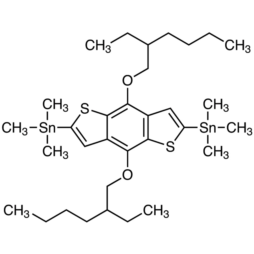 TCI B5490 1160823-78-8 4,8-Bis[(2-ethylhexyl)oxy]-2,6-bis(trimethylstannyl)benzo[1,2-b:4,5-b']dithiophene