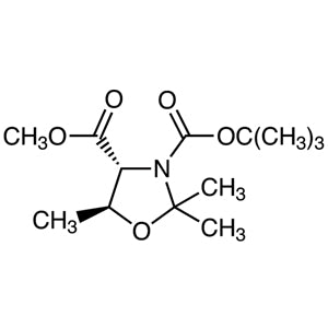 TCI B5538-1G 1013028-26-6 3-tert-Butyl 4-Methyl (4R,5S)-2,2,5-Trimethyloxazolidine-3,4-dicarboxylate