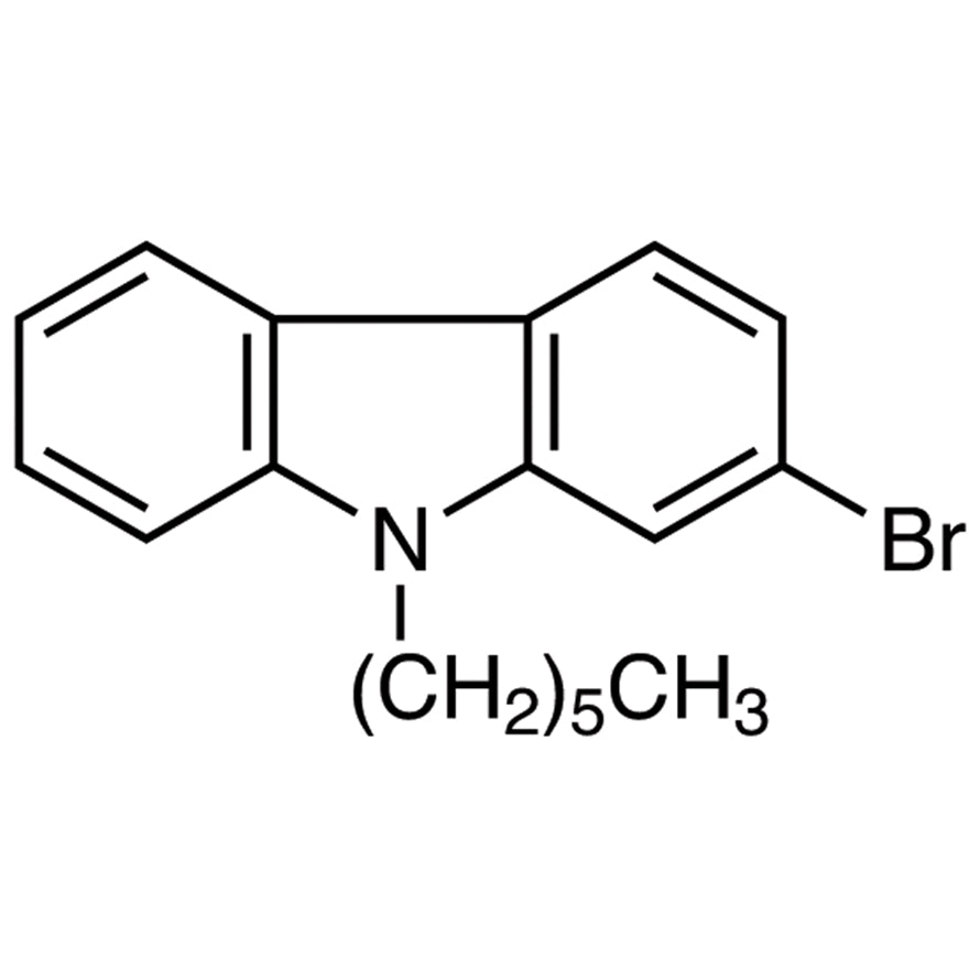 2-Bromo-9-hexyl-9H-carbazole (CAS 864550-95-8) - TCI B5607 - AMI Scientific
