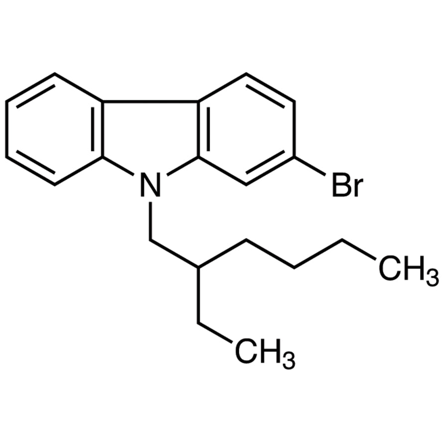 2-Bromo-9-(2-ethylhexyl)-9H-carbazole (CAS 856422-39-4) - TCI B5611 - AMI Scientific